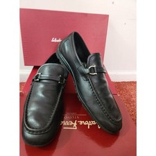 Salvatore Ferragamo Black Leather Loafers Men's SizeSalvatore Ferragamo Black picture