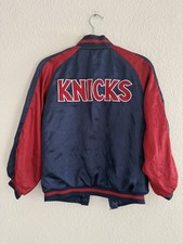 Vintage New York Knicks 1979-1980 NBA Basketball Full Zip Jacket Logo Patch Boys picture
