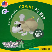 Houndstone Shiny or Non 6 IV Pokémon Legends Z-A Competitive Customizable ZA Z A picture