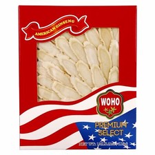 WOHO Cultivated American Ginseng 1274 Slice Large 4 oz Box picture