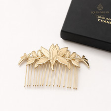CHANEL SUBLIMAGE Gold Hair Comb Clip Limited VIP Gift Release New In Box picture