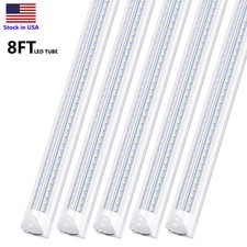 T8 LED Tube 8FT Garage Warehouse Light 8 Foot Linkable LED Shop Light Fixture picture