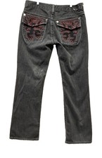 Archaic Premium Affliction Denim Jeans Men 36x34Fade Black Distress Y2K Grundge picture