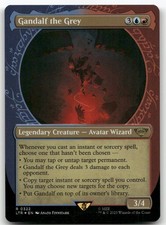 Gandalf the Grey (Showcase) #322 (Foil) (NM) Lord of the Rings LTR Magic MTG picture
