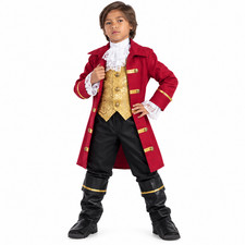 Pirate Costume for Kids - Captain Hook Dress Up Costume By Dress Up America picture