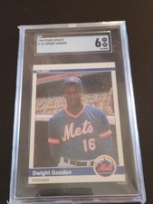 Dwight Gooden 1984 Fleer Update NY Mets Rookie Baseball Card Doc RC SGC 6 picture