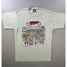 Vintage 1992 Jamboree in the Hills Graphic T-Shirt. music festival souvenir tee. picture