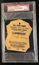 1955 All-Star GM Ticket Pass PSA HR #1 M. Mantle/Stan Musial Walk Off/Aaron⚾️ picture