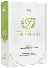 2026 Topps Triumphant Tennis hobby Pre-Order  picture