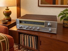 🍊Vintage 1977 Sansui FM/AM Stereo Receiver Woodgrain | Model 1010 WORKS picture