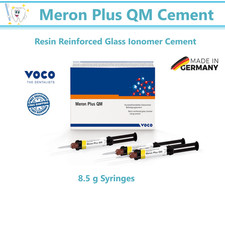 Meron Plus QM Resin Reinforced Glass Ionomer Cement 8.5gm Syringe 1/3Pk, Germany picture