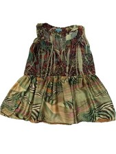 Women’s Boho Top one world beach blouse medium picture