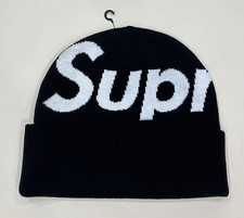NEW IN BAG Supreme Box Big Logo Black Beanie FW24 picture