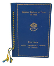 Sweden 1934 Scarce Upu Presentation Booklet Scott 66 263 picture