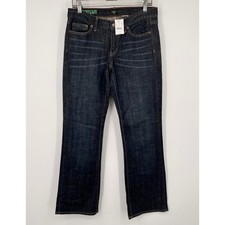 J.Crew Factory Bootcut Jeans Dark Wash Indigo Stretch Denim 29S 97488 picture