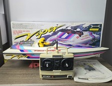 Vintage Kyosho RC Boat Viper with Futaba Radio Box And Manual - (As Is) Untested picture