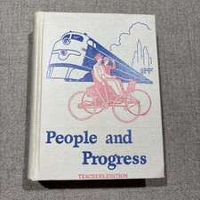 Vtg Book People and Progress: Teachers Edition, Book 6 1948 picture