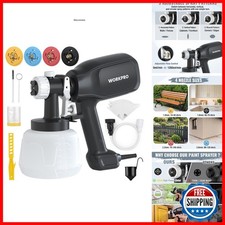 WORKPRO 800W HVLP Paint Sprayer with 4 Nozzles & 3 Patterns picture
