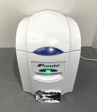 Magicard Pronto Standard 3649-0001 Single Sided Hand Fed ID Card Printer Tested picture