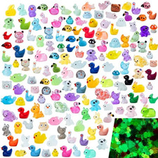 150 Pcs Mini Resin Animals 150 Styles Variety Tiny Animals Figures Miniature Lit picture