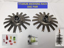 Anodizing Aluminum Rack 2X Pair Titanium 8.5