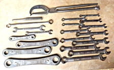 Mixed lot of 21 Craftsman SAE & mm Combo Gear Open-end wrenches & Tools USA Made picture