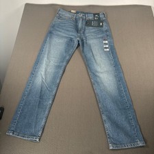 Levi's 505 Regular Straight Jeans Mens Size 30x30 Light Blue Stretch 005052915 picture