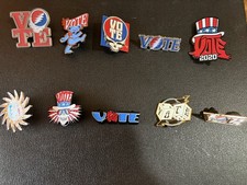 Grateful Dead and Company.  Complete VOTE Pin Set.  picture