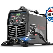 GZ GUOZHI 140A MIG Welder 3-in-1 FLUX MIG/ARC/Lift TIG Multi-Process 110V Black picture
