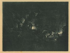 The adoration of the shepherds: a night piece picture