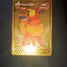 Pokémon TCG Flareon VMAX Holo Full Art Card 018/203 Evolving Skies 2021 picture