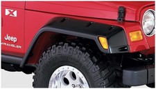 Bushwacker Max Pocket Style Front Fender Flares Black for Jeep TJ 10029-07 picture