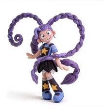 Cute Purple Cartoon Plush Toy Soft Stuffed Doll Anime Game Character Gift picture