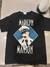 Marilyn Manson 2003 Vintage Grotesk Burlesk Tour Men's T-Shirt Size M picture