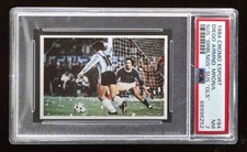 1984 Cromo Esport Diego Maradona Sus Driblings Sus Goles #84 PSA 7 picture