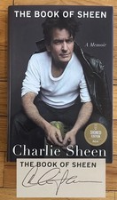 SIGNED Charlie Sheen The Book Of Sheen: A Memoir Signed HC Book (B&N) picture