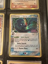 Rayquaza Delta Species 16/110 EX Holon Phantoms Reverse Holo Stamped - DMG picture