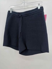 Pre-Owned Magaschoni Navy Size Medium Knit Basic Shorts picture