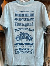 Disney Disneyland MAIN STREET COLLECTION Attractions T-Shirt MEDIUM New 2026 picture