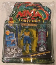 RARE 1997 Playmates TMNT Next Mutation Thunder Thrashers BLACKTOP BOARDIN’ VENUS picture