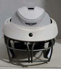 Cascade LX Women's Lacrosse Headgear White/Gray, Adjustable One Size Helmet picture