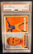 1957 Topps Paul Hornung #151 Rookie RC PSA 2 Good Green Bay Packers HOF picture