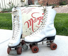 Vintage Betty Lytle by Hyde Roller Skates Sure-Grip Plates Raybestos Wheels Case picture
