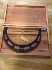 Vintage Starrett 14in 15in Outside Micrometer Set No. 436 Collectible & Case USA picture