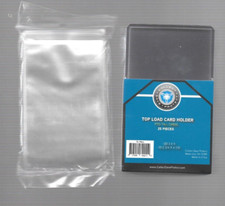 25 TALL TOP LOADS TOPLOADERS PLUS 25 TALL SOFT SLEEVES 3 X 5  picture