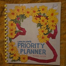 Vintage Linda Dillow Priority Planner Revised Edition Unused Rare Collectible picture