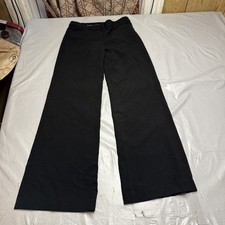 Express Editor Black Wide Leg Trousers Womens Size 2 Career Pants picture
