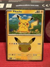 Pikachu 050/128 ME: 30th Celebration Holo Pikachu Rare Pokemon Card picture