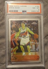 1996-97 Topps Chrome - Steve Nash #182 (RC) picture