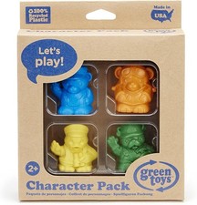 Green Toys Character Toy Figure (4 Pack) - Made in USA - New picture